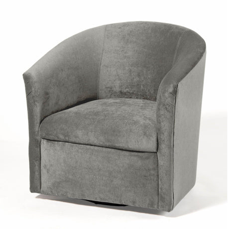 Eden - Swivel Chair With Microfiber Upholstery And Hardwood Frame - Furniture Home Direct