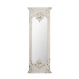 Full Length Mirror With Solid Wood Frame, Floor Mirror For Living Room Bedroom Entryway - White - Furniture Home Direct