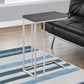 Accent Table, C - Shaped, Tempered Glass, Stylish Design Contemporary & Modern - Furniture Home Direct