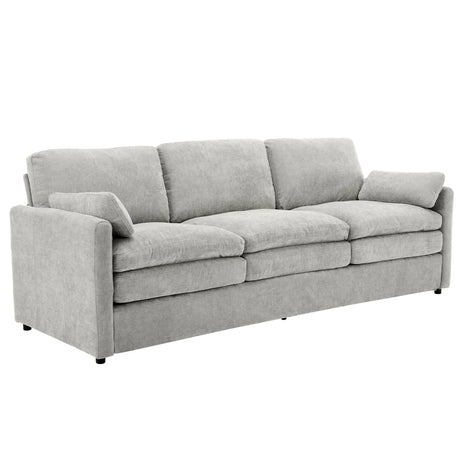 Cozy Upholstered 3 Seater Sofa Plush Cushion For Living Room - Furniture Home Direct