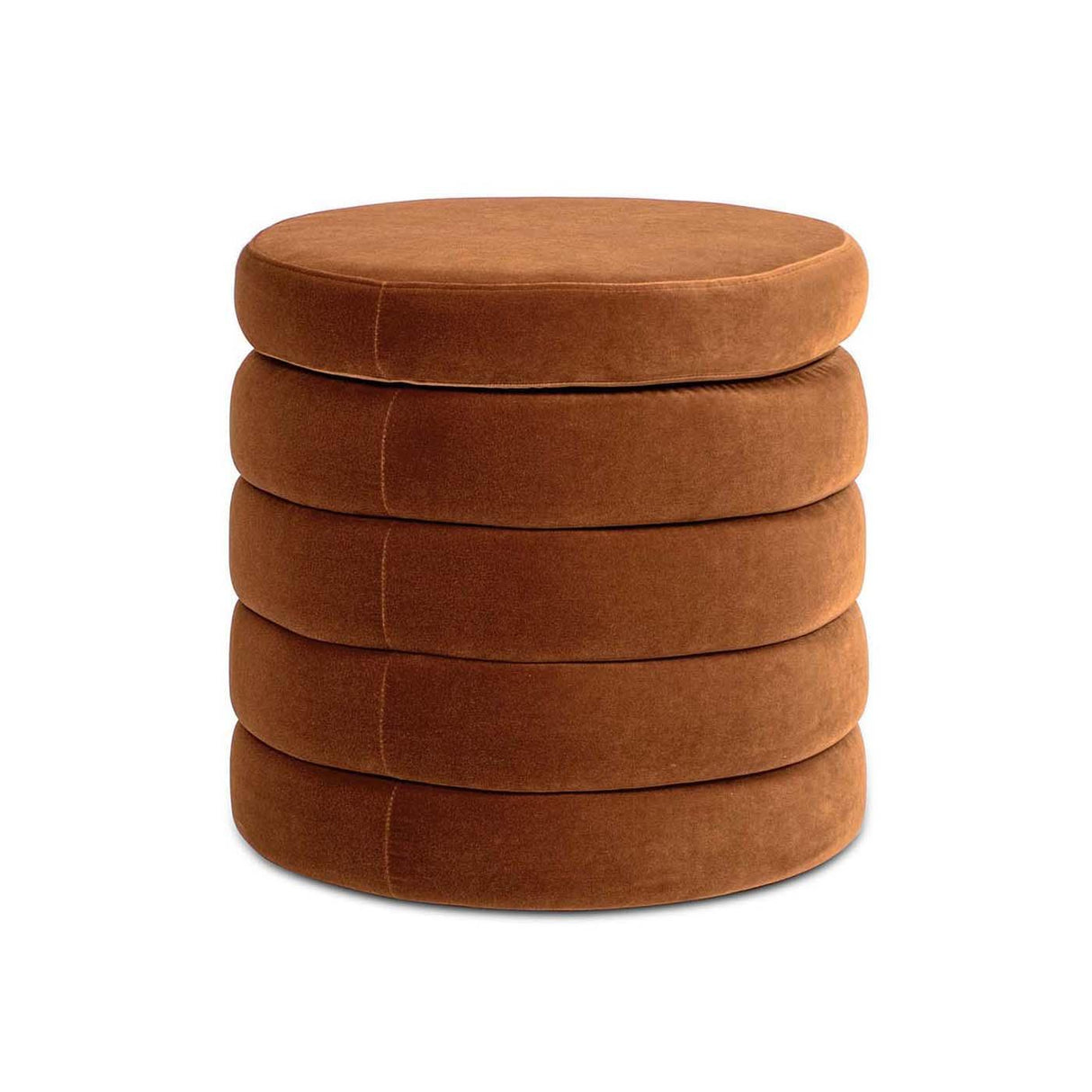 Fuji - Oversized Round Storage Ottoman - Furniture Home Direct