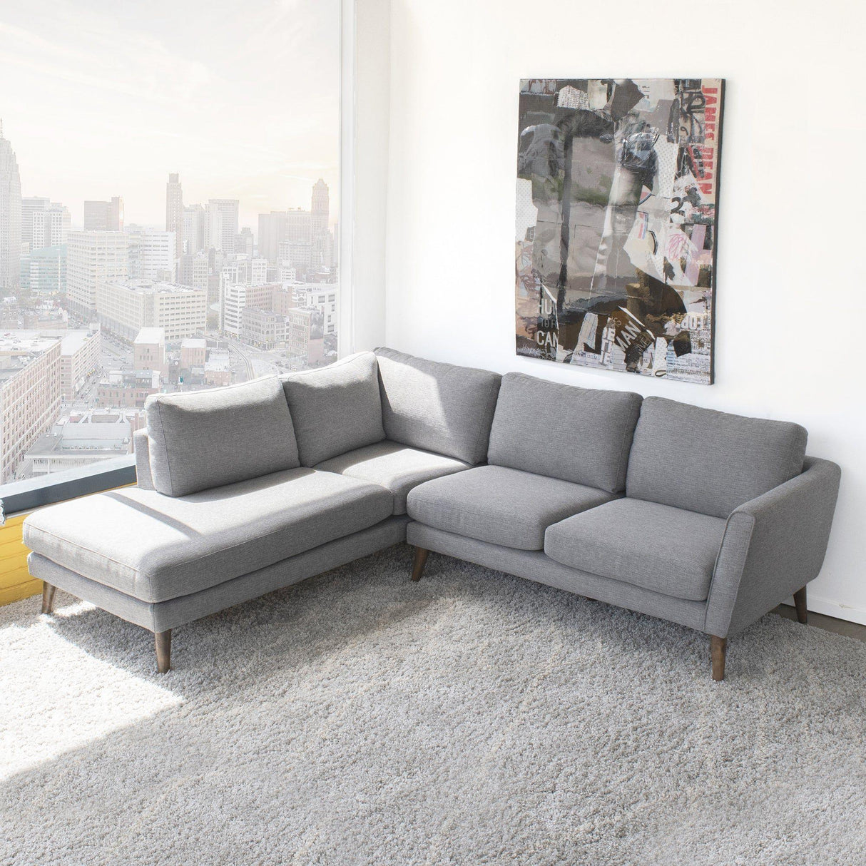 Benson - Sectional Sofa With Chaise - Furniture Home Direct