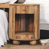 Soba - Ball Drawer Bedside Table - Furniture Home Direct