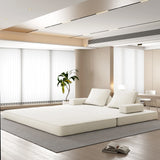 Multifunctional Convertible Sofa Bed With 2 Tumbler Backrests And 2 Pillows, Deep Seat Couch - Furniture Home Direct