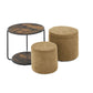 Multi Functional Ottoman And Table Set With Drum Stool - Furniture Home Direct
