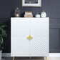 Gaines - High Gloss Accent Cabinet - Furniture Home Direct