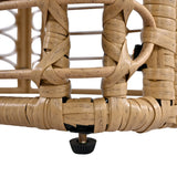 7 Piece Outdoor Patio All-Weather Rattan Sectional Sofa Set With Thick Cushions And Pillows - Beige - Furniture Home Direct