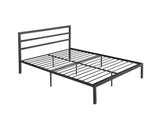 Metal Bed Frame With Headboard - Furniture Home Direct