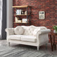 Stylish Flared Arm Loveseat - Furniture Home Direct