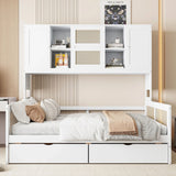 Daybed And All In One Cabinet And Shelf - Furniture Home Direct