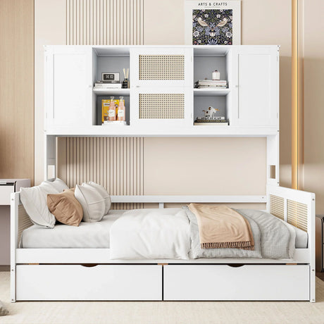 Daybed And All In One Cabinet And Shelf - Furniture Home Direct