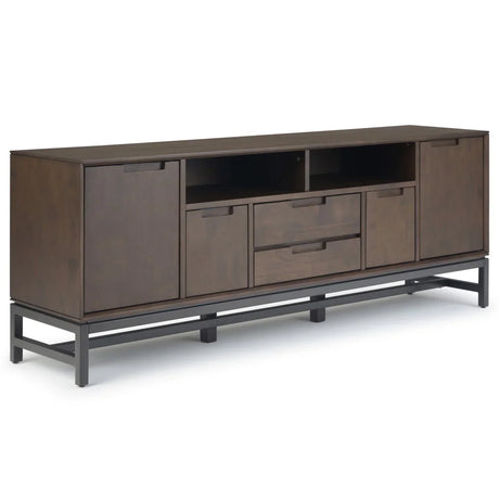 Banting - Mid Century Wide TV Stand - Walnut Brown - Furniture Home Direct