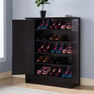 Shoe / Storage Cabinet With Two Doors Five Shelves - Furniture Home Direct