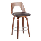 Trilogy - Mid Century Modern Counter Stool (Set of 2) - Furniture Home Direct