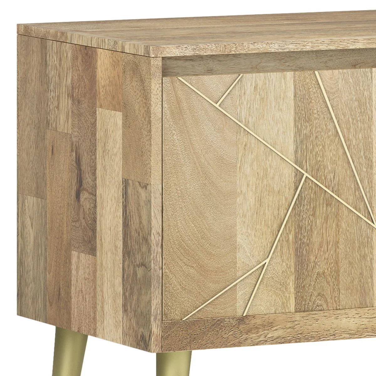 Jager - TV Media Stand - Natural - Furniture Home Direct