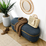 Modern Ottoman Bench Upholstered Seating With Storage - Furniture Home Direct