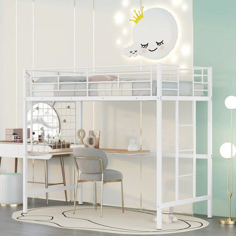 Bed With Desk And Grid - Furniture Home Direct