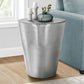Drum Accent Side Table, Elegant Design - Furniture Home Direct