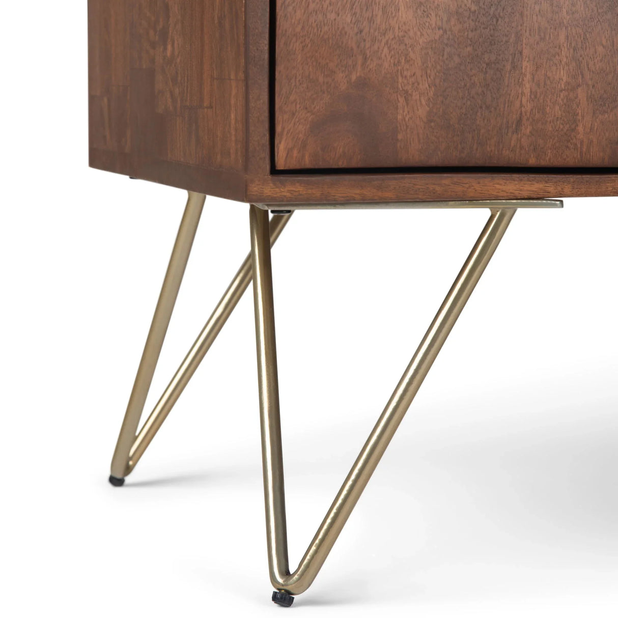 Hunter - TV Media Stand - Umber Brown Stain - Furniture Home Direct