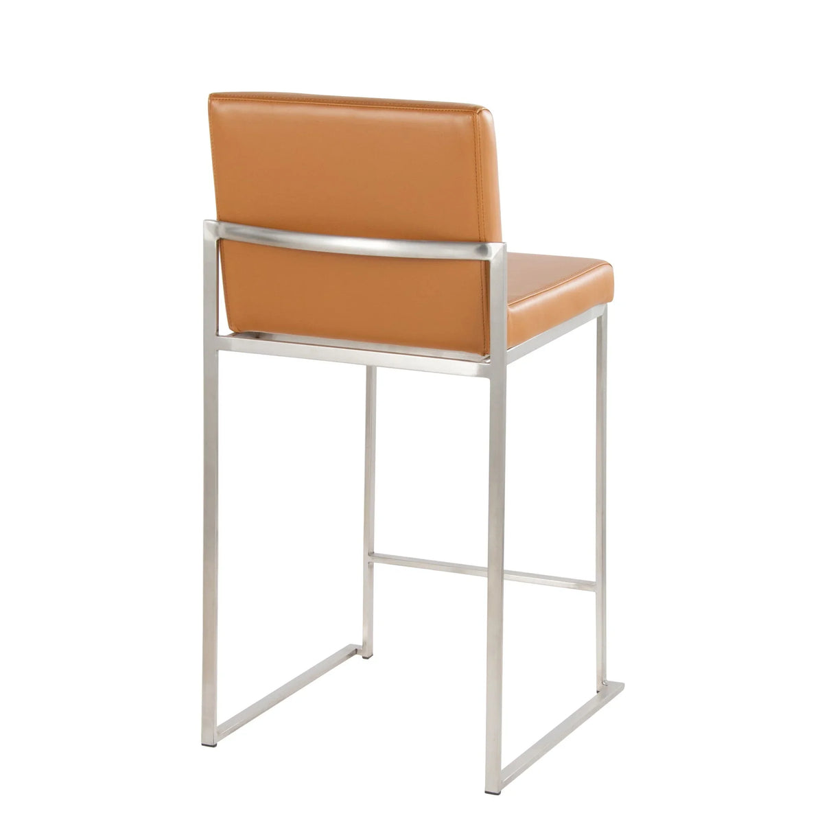 Fuji - Contemporary High Back Barstool (Set of 2) - Furniture Home Direct
