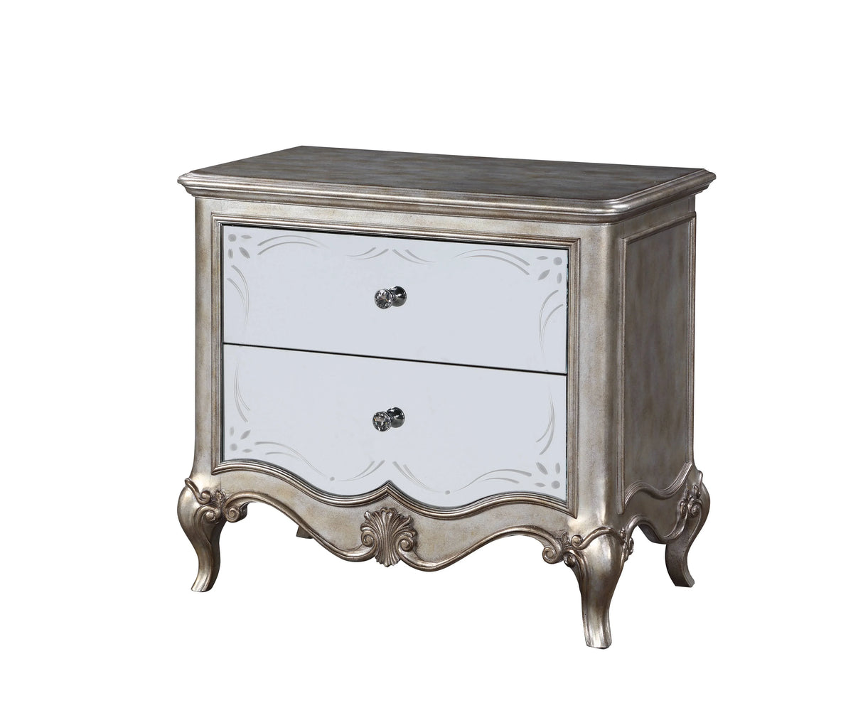 Esteban - Nightstand - Champagne - Furniture Home Direct