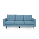 Jenny - Contemporary Tufted Fabric 3 Seater Sofa