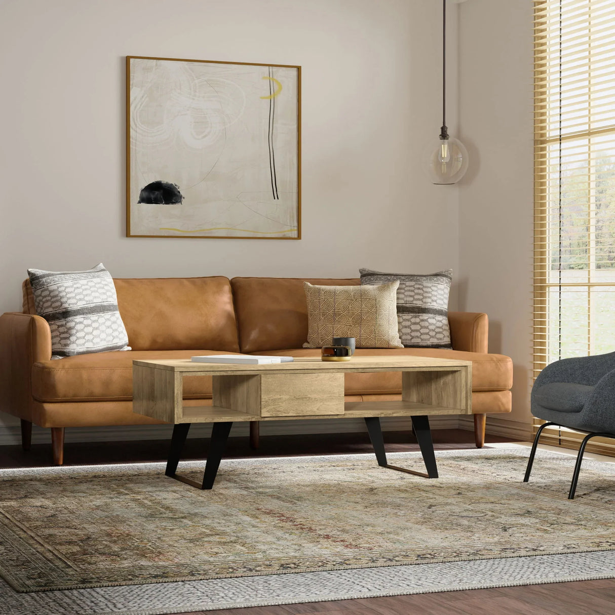 Lowry - Handcrafted Coffee Table - Furniture Home Direct