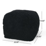 Spongy Microfiber Square Pouf Soft Seating - Furniture Home Direct