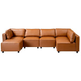 Reno - Modular Sofa - Cognac - Furniture Home Direct
