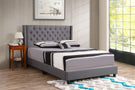 Nailhead Bed Transitional Vibrant - Furniture Home Direct