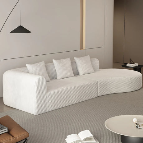 Modular Stationary Sofa - White - Furniture Home Direct