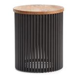 Demy - Accent Table - Natural / Black - Furniture Home Direct