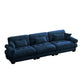 Modern Oversize Sofa With Cloud Like Comfort, Featuring Waist And Throw Pillows - Furniture Home Direct