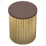 Demy - Handcrafted Metal Accent Table - Furniture Home Direct