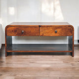 Aspen - Slim Coffee Table - Dark Brown - Furniture Home Direct