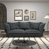 Modern Comfy Upholstered Sofa Cloud Couch, Deep Seat Couches With Multiple Large Soft Pillows - Furniture Home Direct