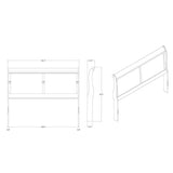 Charlston - 5 Piece Bedroom Set With LED Headboard - Furniture Home Direct