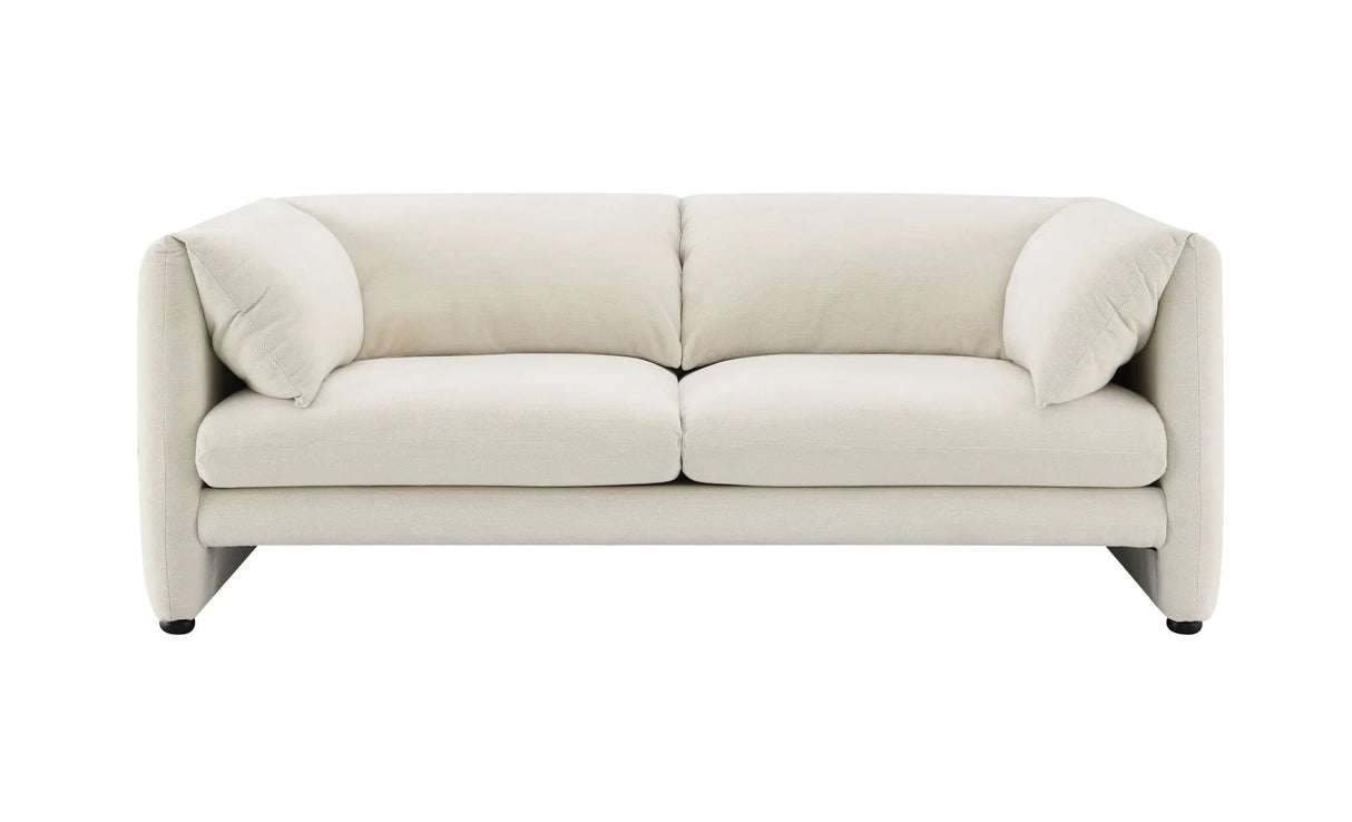 Jaeda - Boucle Loveseat - Beige - Furniture Home Direct