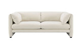 Jaeda - Boucle Loveseat - Beige - Furniture Home Direct