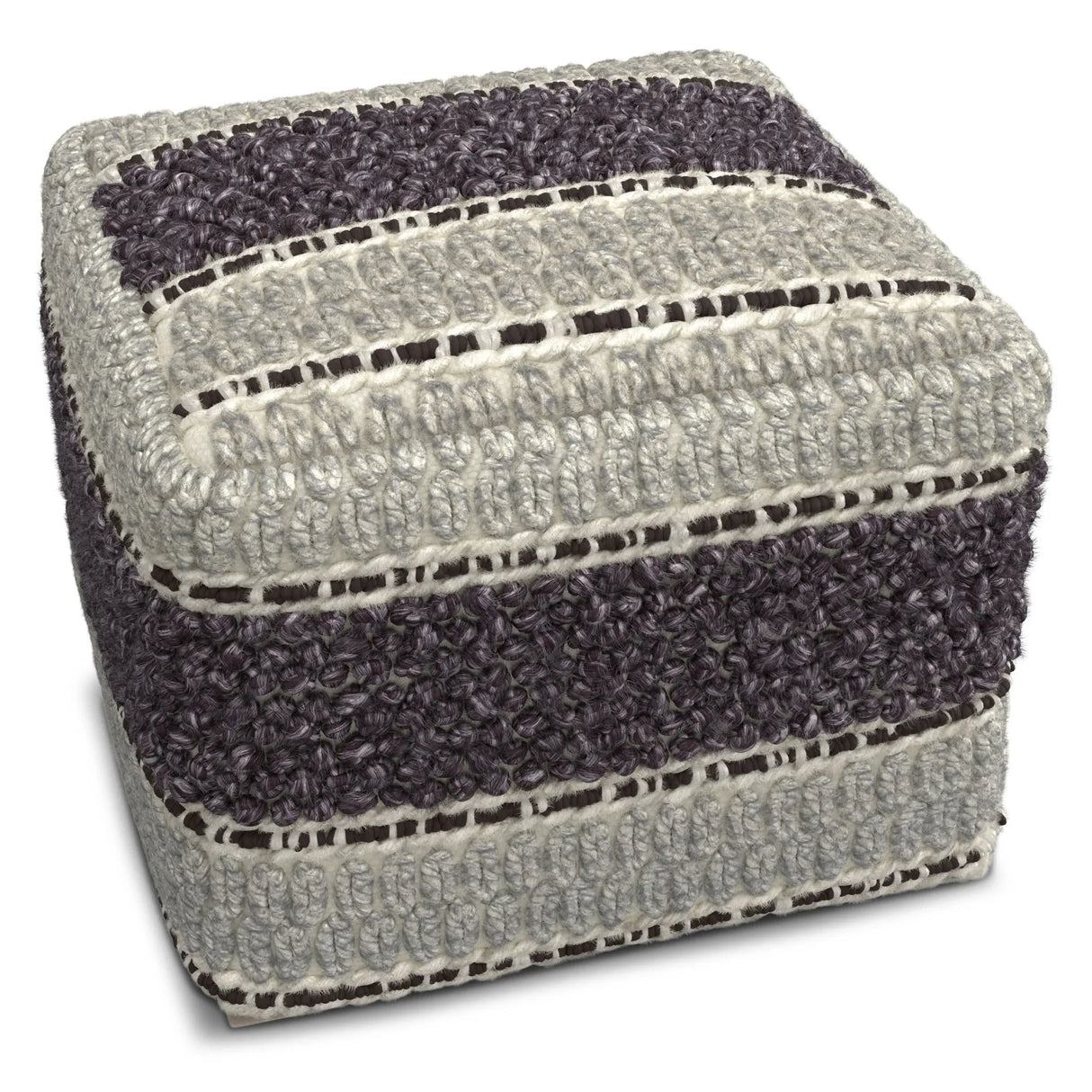 Grady - Handcrafted Square Pouf - Furniture Home Direct