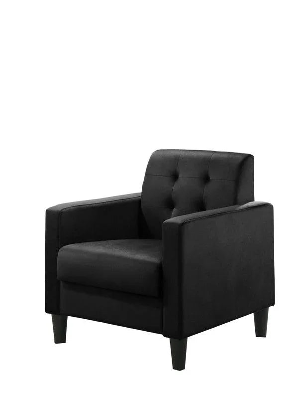 Hale - Velvet Accent Armchair With Tufting - Furniture Home Direct