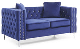 Elegant Track Arm Loveseat - Furniture Home Direct