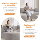 Combined Sofa With 4 Pillows