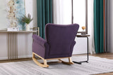 Modern Rocking Chair, Upholstered Accent Chair For Nursery, Small Contemporary Rocke - Furniture Home Direct