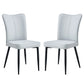 Modern Minimalist Dining Chairs (Set of 2) - Furniture Home Direct