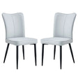 Modern Minimalist Dining Chairs (Set of 2) - Furniture Home Direct
