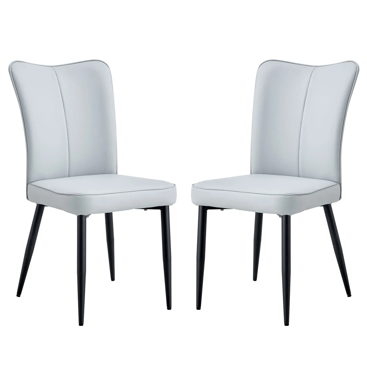 Modern Minimalist Dining Chairs (Set of 2) - Furniture Home Direct