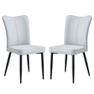 Modern Minimalist Dining Chairs (Set of 2) - Furniture Home Direct