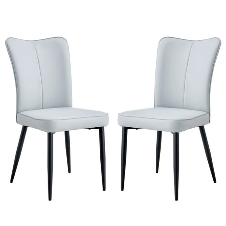 Modern Minimalist Dining Chairs (Set of 2) - Furniture Home Direct