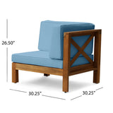 Outdoor Modular Sofa - Blue - Furniture Home Direct